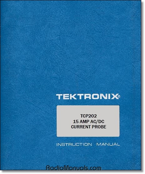 Tektronix TCP202 User Manual Tektronix TCP202 User Manual